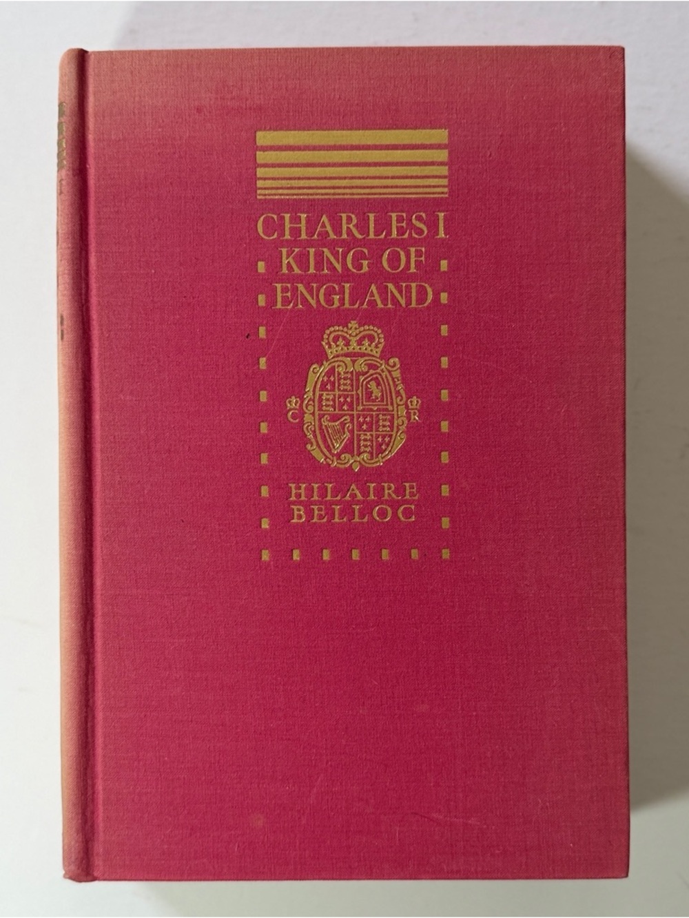 Hilaire Belloc 'Charles I King of England' Hardcover in Deep Pink